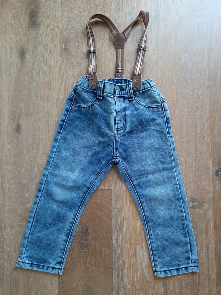 Leuke salopette jongen 92 cm, Gebruikt, Hema, Jongen, Ophalen