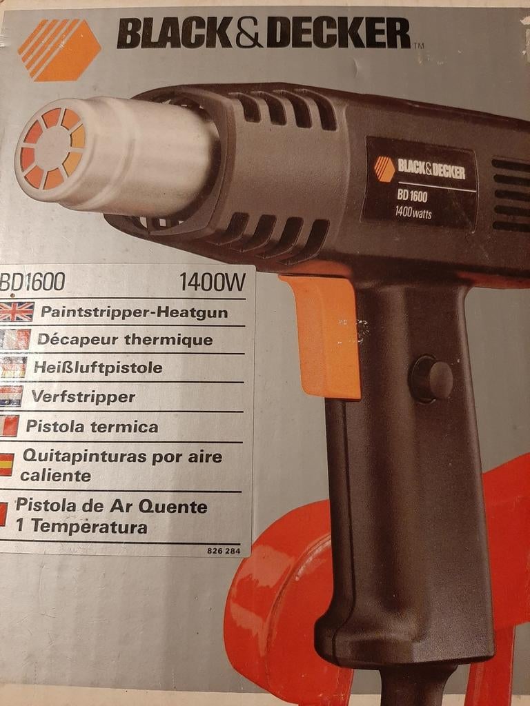 Black&Decker verfstripper zowel hout en autometaal 2de hands, Doe-het-zelf en Bouw, Gereedschap | Handgereedschap, Ophalen of Verzenden