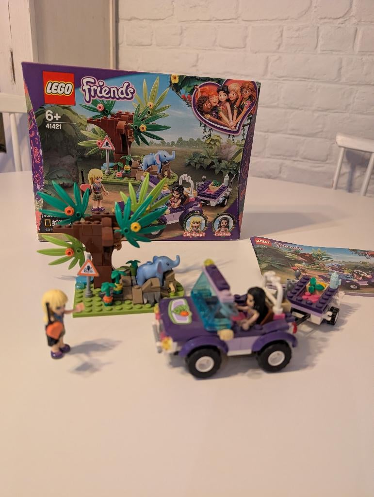 Lego Friends Le sauvetage du bébé éléphant 41421, Enfants & Bébés, Enlèvement ou Envoi, Utilisé, Ensemble complet, Lego