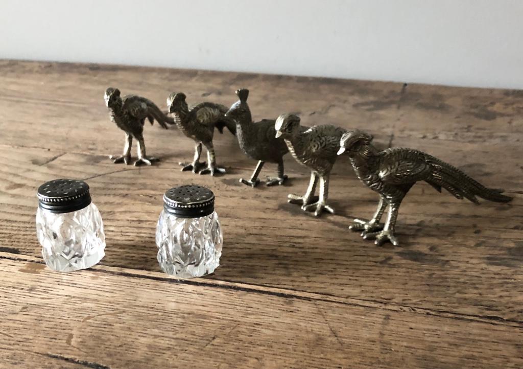 Brocante verzilverde tafeldecoratie, Enlèvement ou Envoi