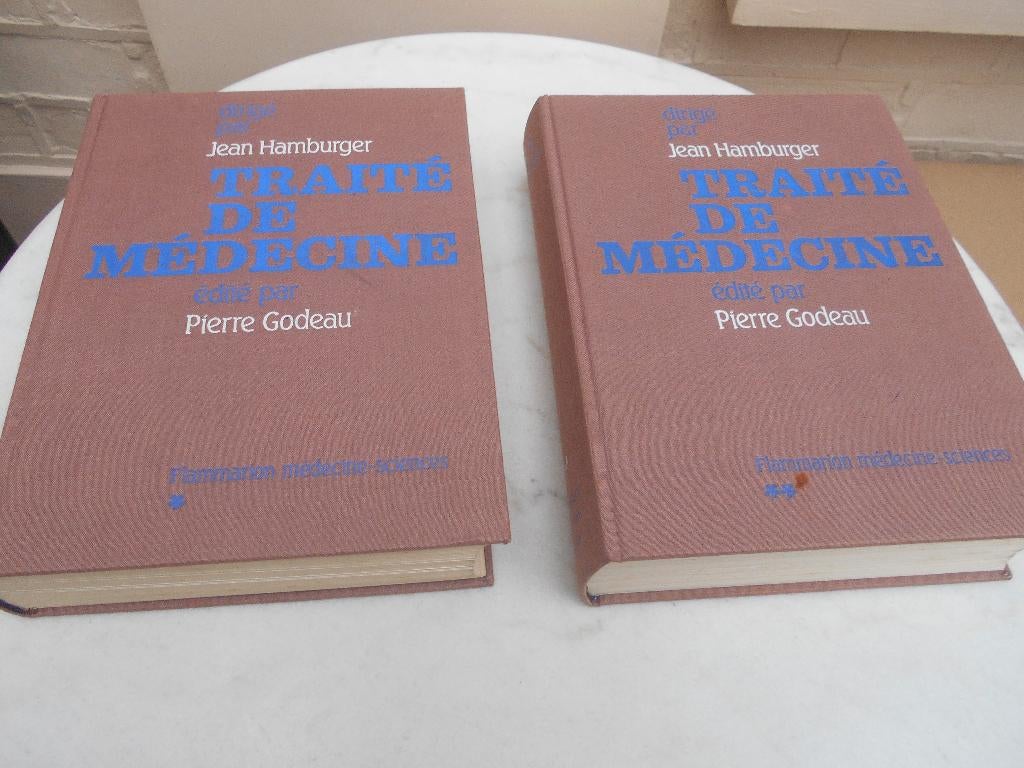 gros livres Traité de medecine 2 tomes Jean Hamburger, Enlèvement ou Envoi, Utilisé, Médecine