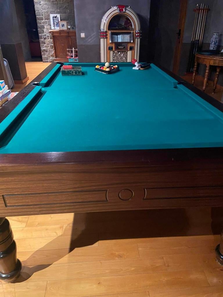 billard 1m52 sur 2m57 pour 400kgs, Sports & Fitness, Billards & Billards américains, Comme neuf, Enlèvement