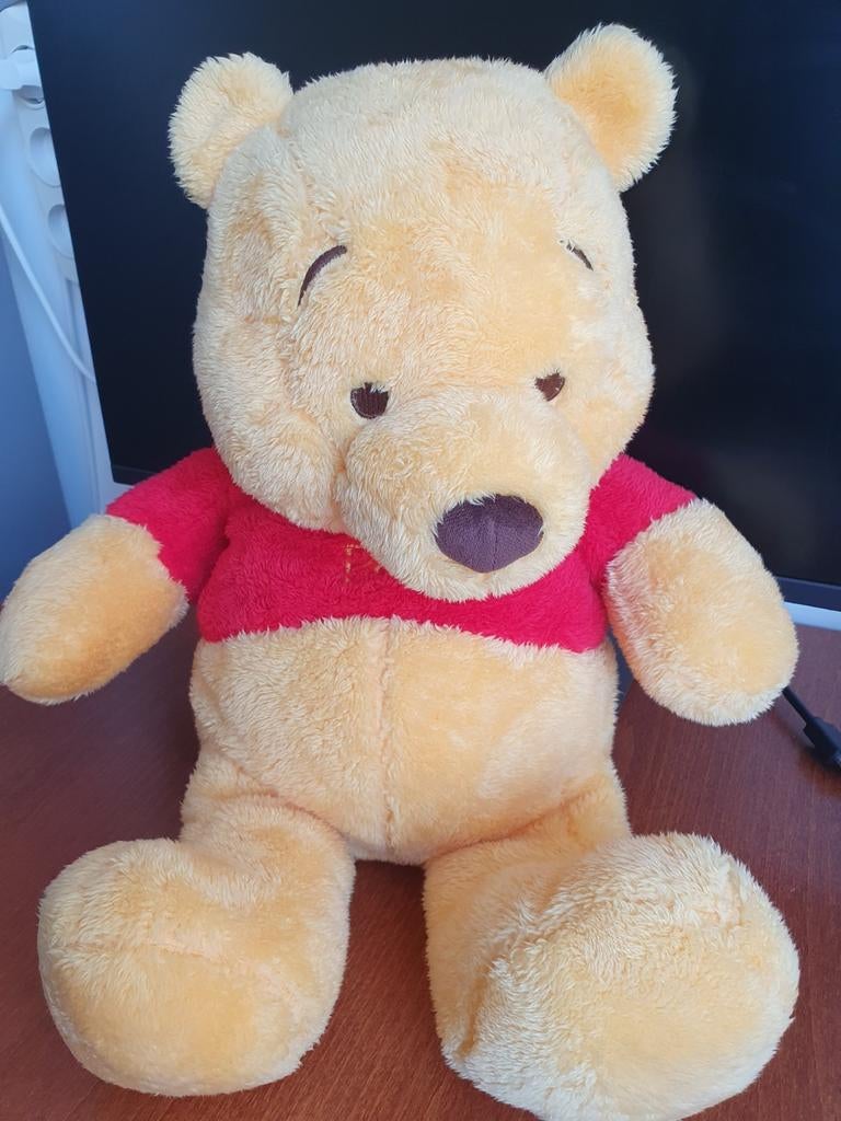 Winnie the Pooh beer + kerstkous, Ophalen of Verzenden, Gebruikt, Beer