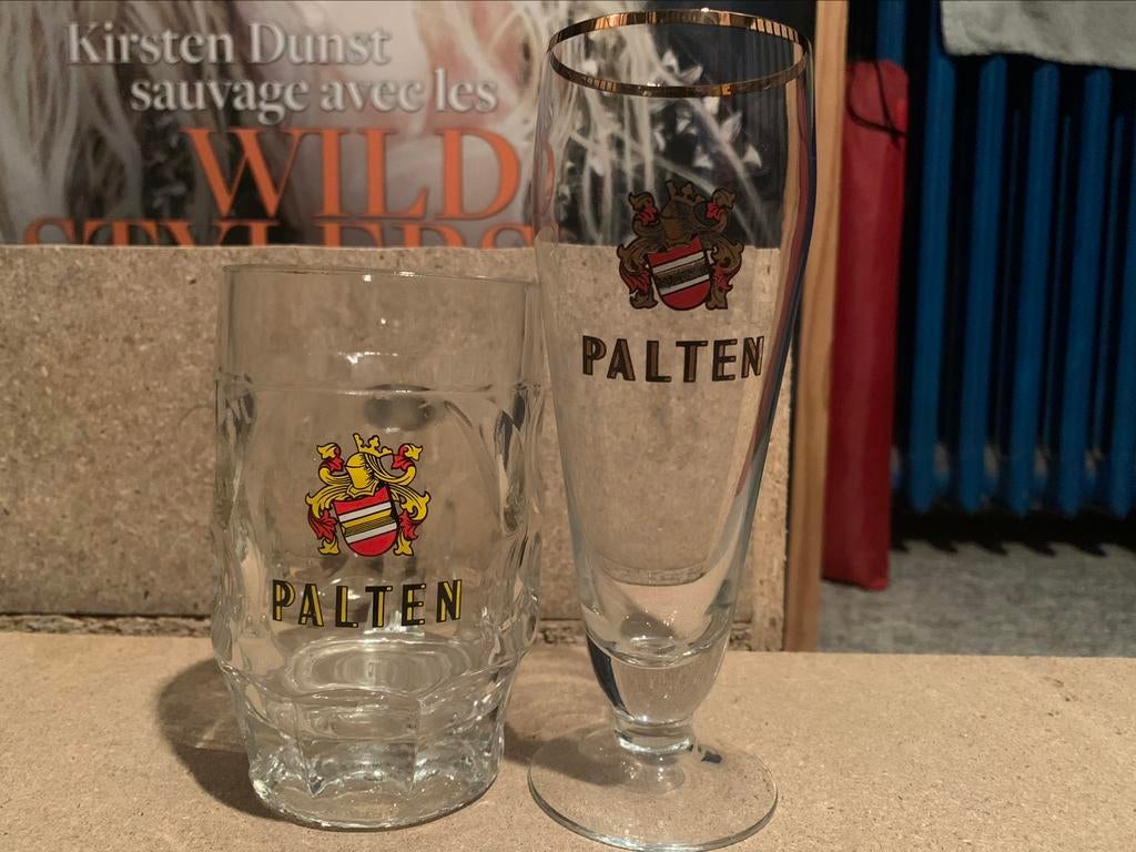 Verres Palten (ancien nom de Stella Artois) années 50, Comme neuf, Verre ou Verres, Stella Artois