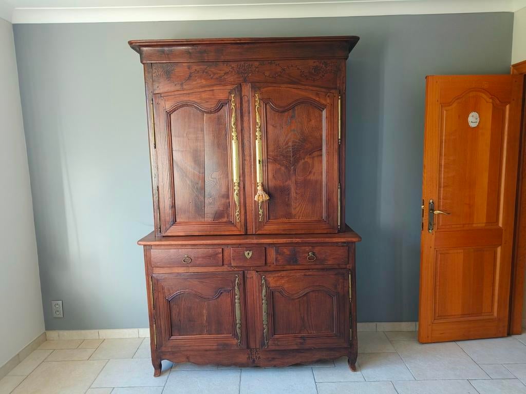 Très beau buffet deux-corps ancien Louis XV, Antiquités & Art, Enlèvement