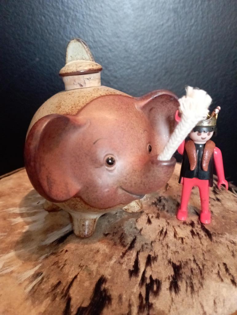 616) Vintage keramieke olifant van Ibuki ( oriental art ), Ophalen of Verzenden