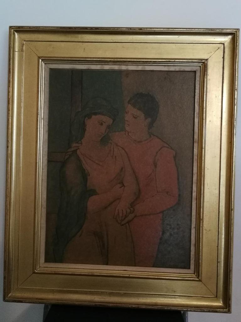 De minnaar ca 1923 van Pablo Picasso (Spaans, 1881 - 1973), Antiek en Kunst, Ophalen