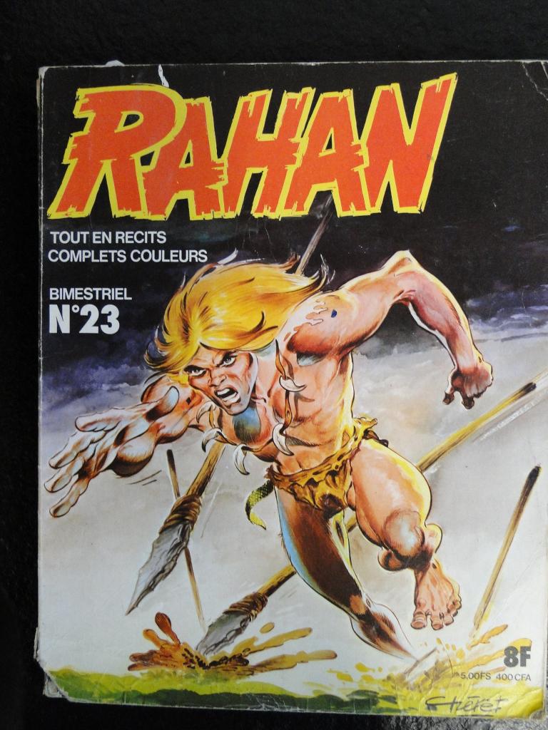 Rahan numéro 23, Enlèvement ou Envoi, Utilisé