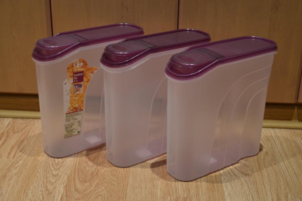 3 voorraad dozen voor cornflakes, Maison & Meubles, Enlèvement ou Envoi, Utilisé