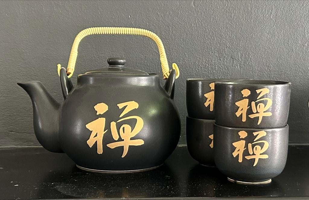 Théière avec tasse, Ophalen