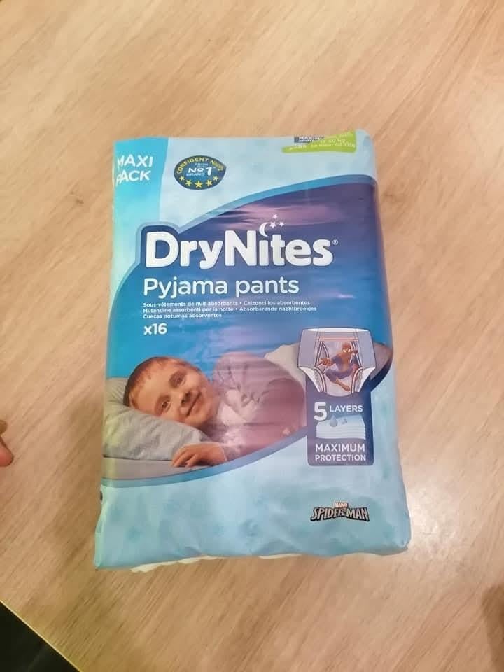 Drynites 4-7 ans 17-30 kilos, Enlèvement ou Envoi, Comme neuf