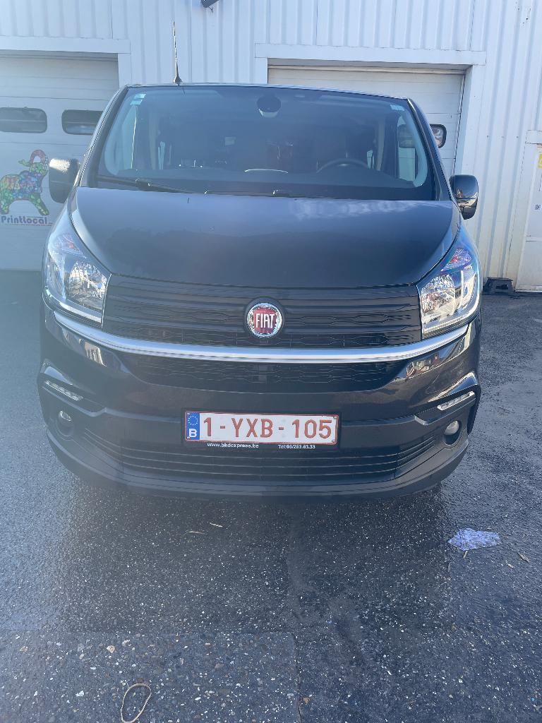 Fiat Talento dubbele cabine, Voorwielaandrijving, Euro 6, Zwart, Bedrijf