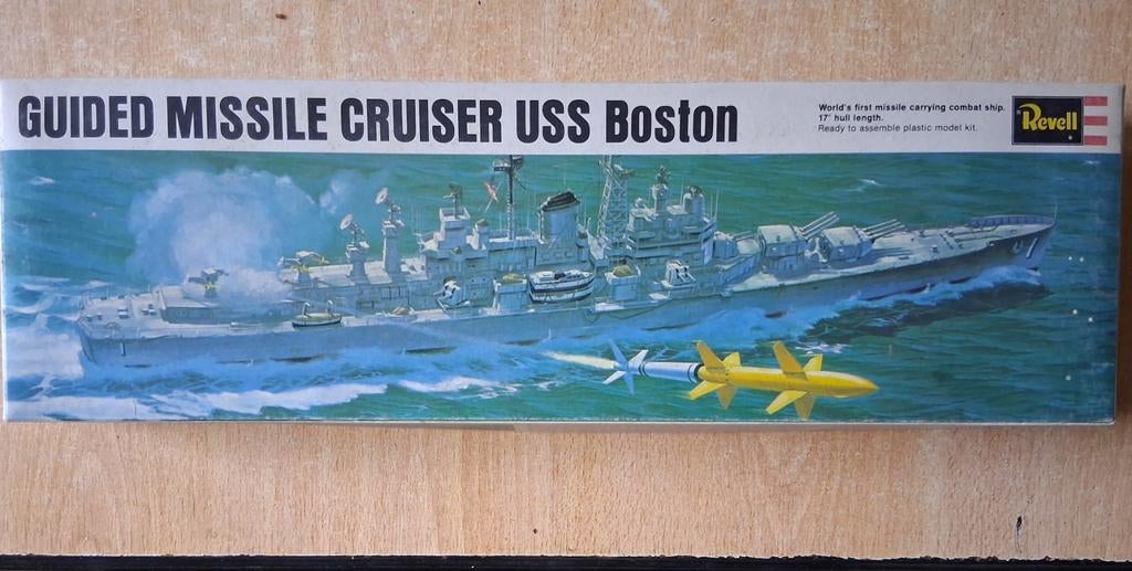 USS Boston, Collector introuvable, 1968, Revell, 1/483, Enlèvement ou Envoi, Neuf, 1:200 ou moins, Revell