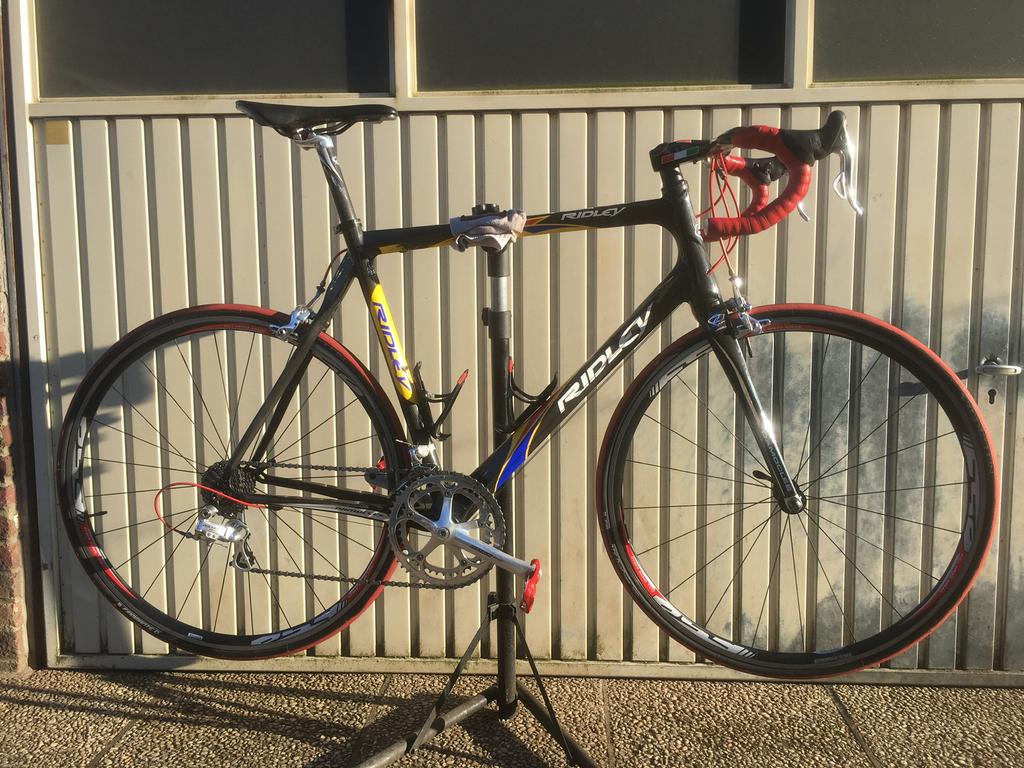Velo ridley carbone L campagnolo, Enlèvement, Utilisé, Carbone