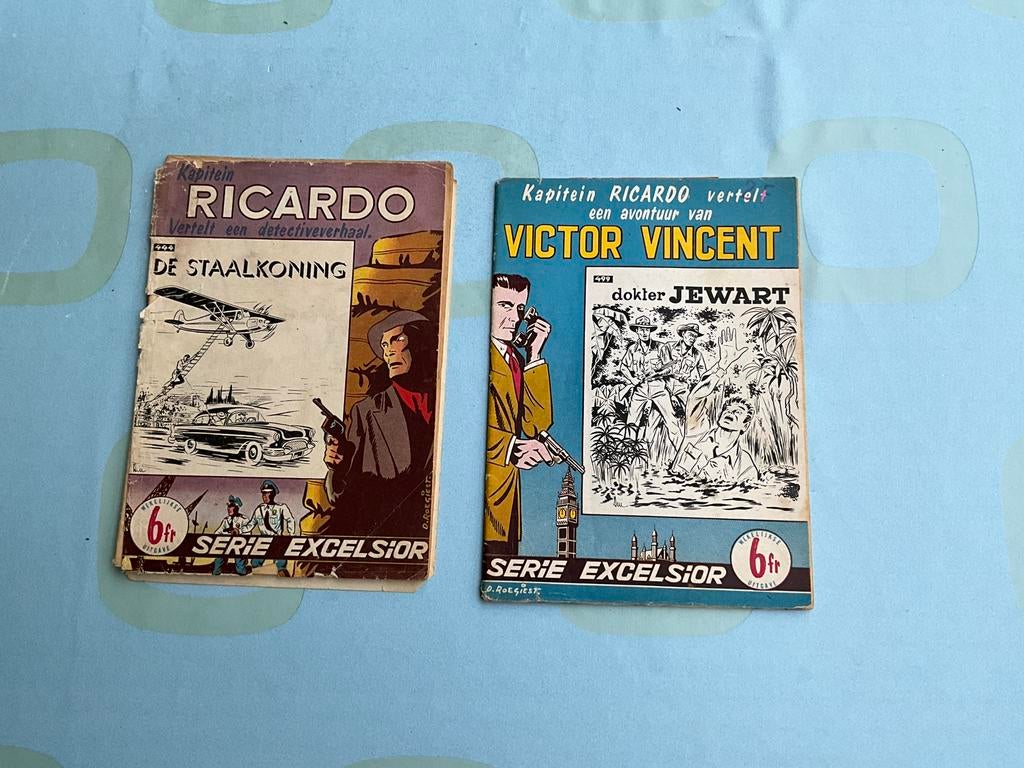 Kapitein Ricardo vertelt… de staalkoning dokter jewart, Ophalen of Verzenden