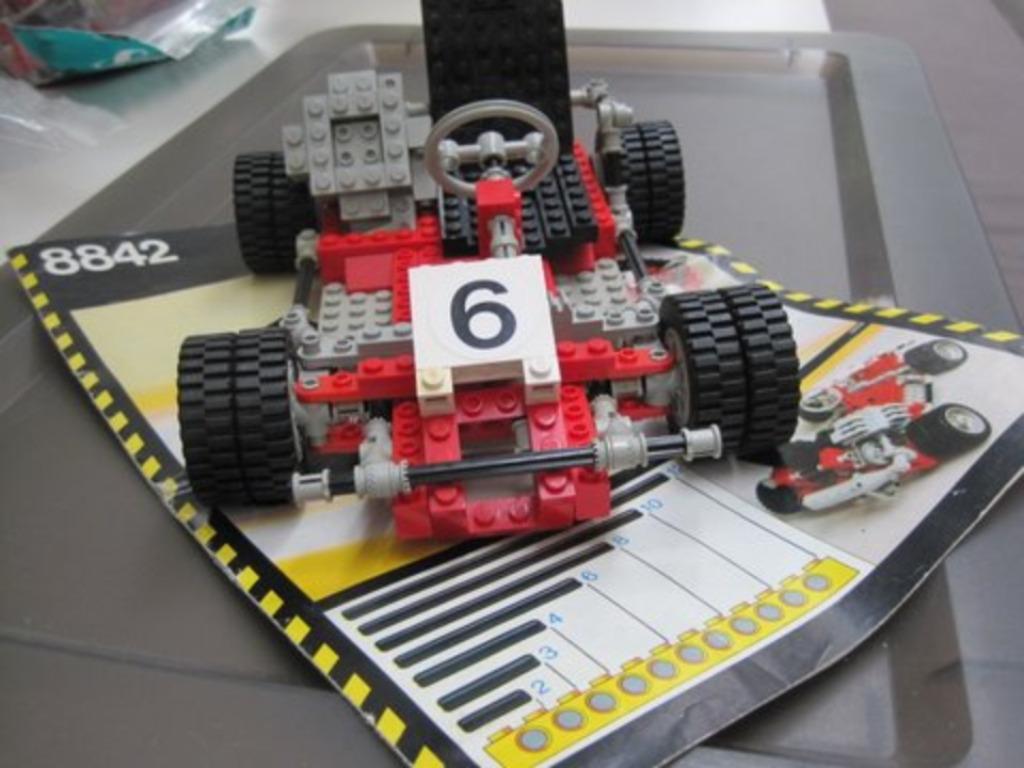 lego technics 8842: Go-Kart, Ophalen, Gebruikt, Complete set, Lego