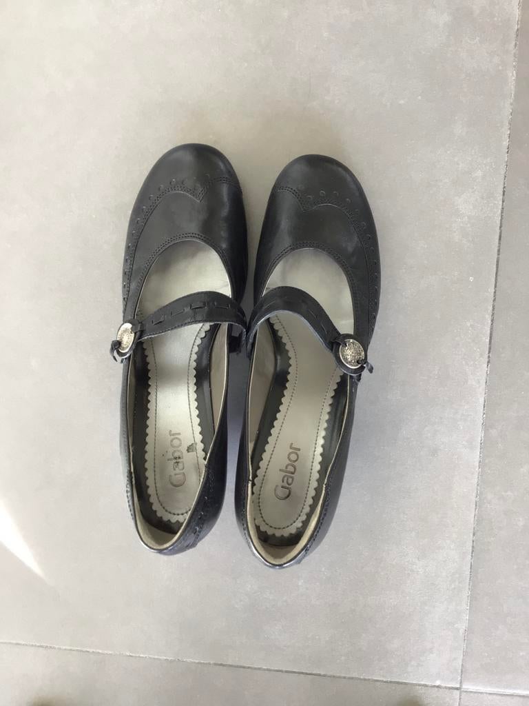 Damesschoenen hoge hak Gabor zwart mt 42 / 8, Kleding | Dames, Zwart, Gabor, Ophalen of Verzenden, Zo goed als nieuw