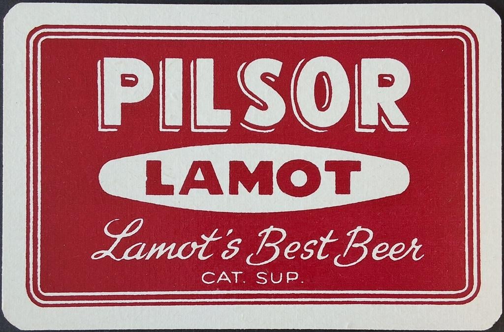 1 Speelkaart Pilsor Lamot, Verzamelen, Ophalen of Verzenden