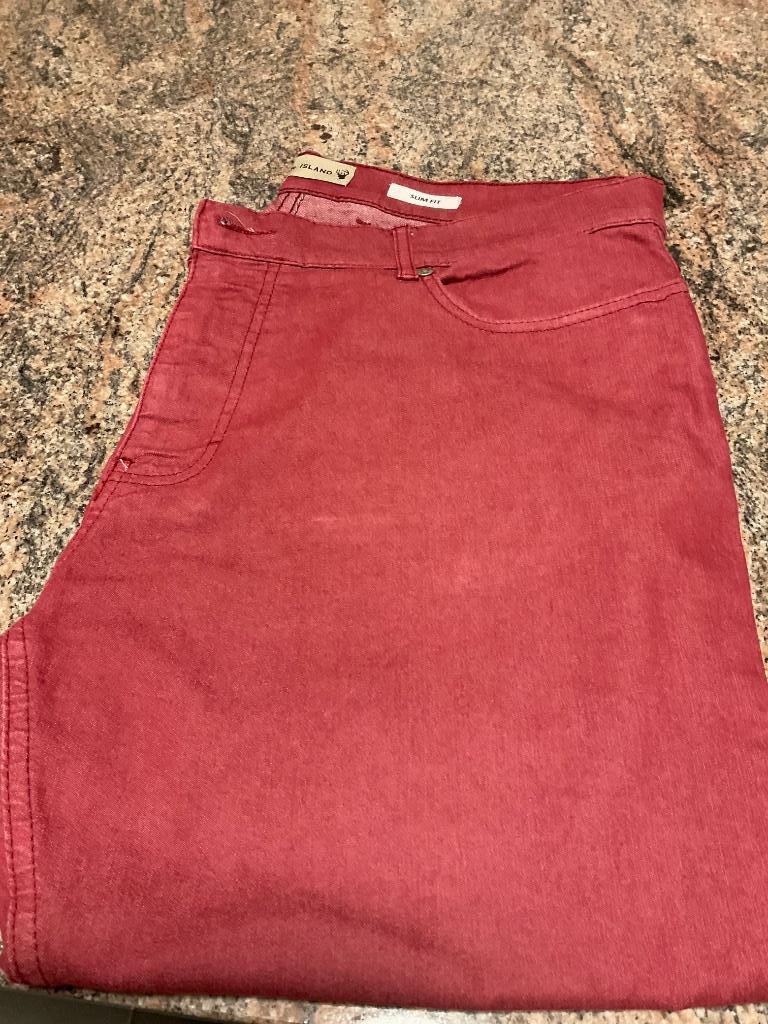 Bordeaux lange broek, Kleding | Heren, Broeken en Pantalons, Andere, Overige maten, Ophalen of Verzenden, Zo goed als nieuw