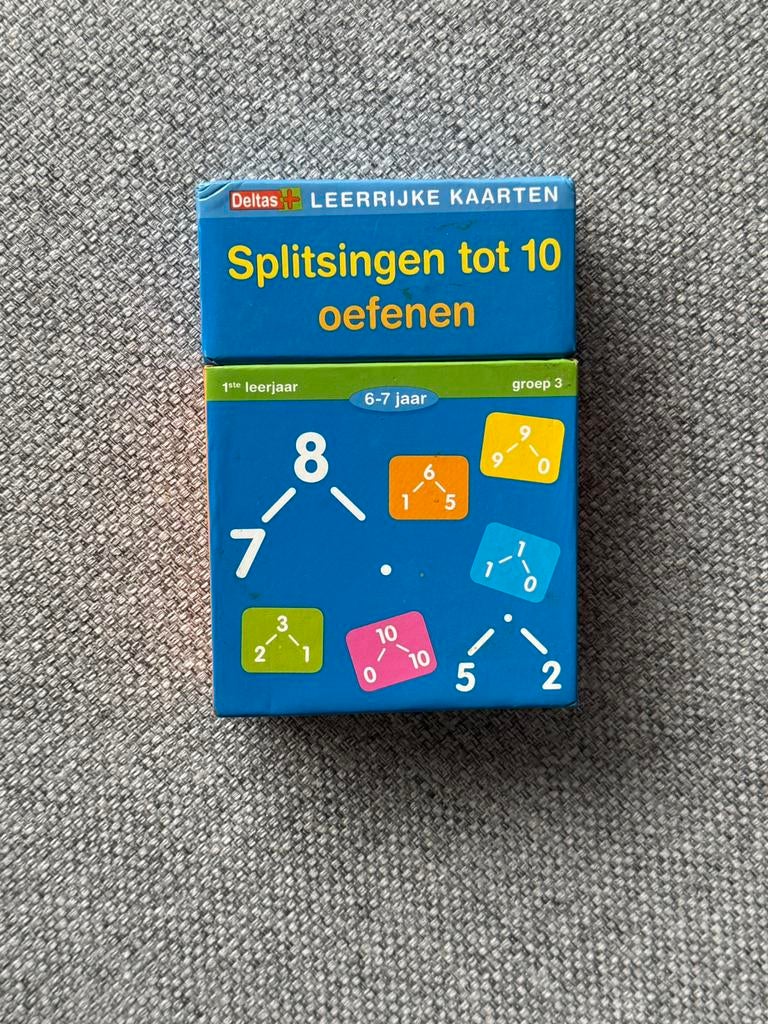 06. Educatief - Splitsingen tot 10 oefenen NIEUW!!, Diversen, Schoolbenodigdheden, Ophalen of Verzenden, Zo goed als nieuw