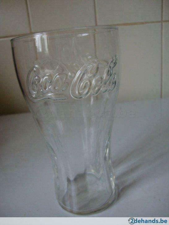 Coca cola glas, Ophalen of Verzenden, Gebruikt