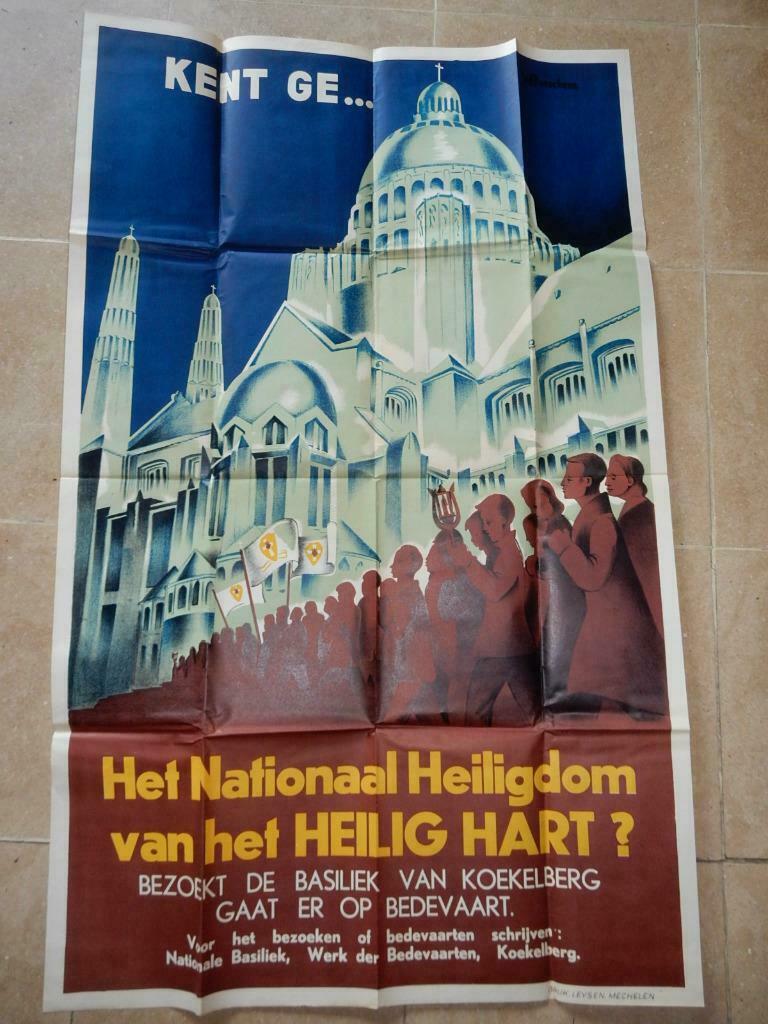 Affiche Basiliek 1950 + bijlage, Ophalen of Verzenden