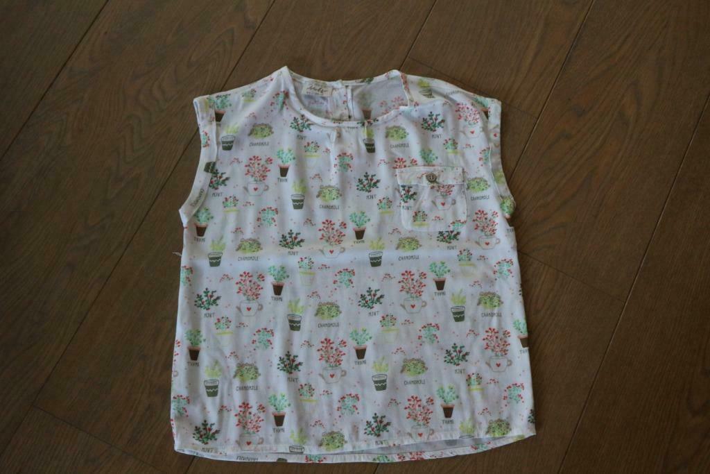 Hemdje - 134/140 - L.C.WAIKIKI - Perfecte staat!, Kinderen en Baby's, Kinderkleding | Maat 134, Zo goed als nieuw, Meisje, Overhemd of Blouse