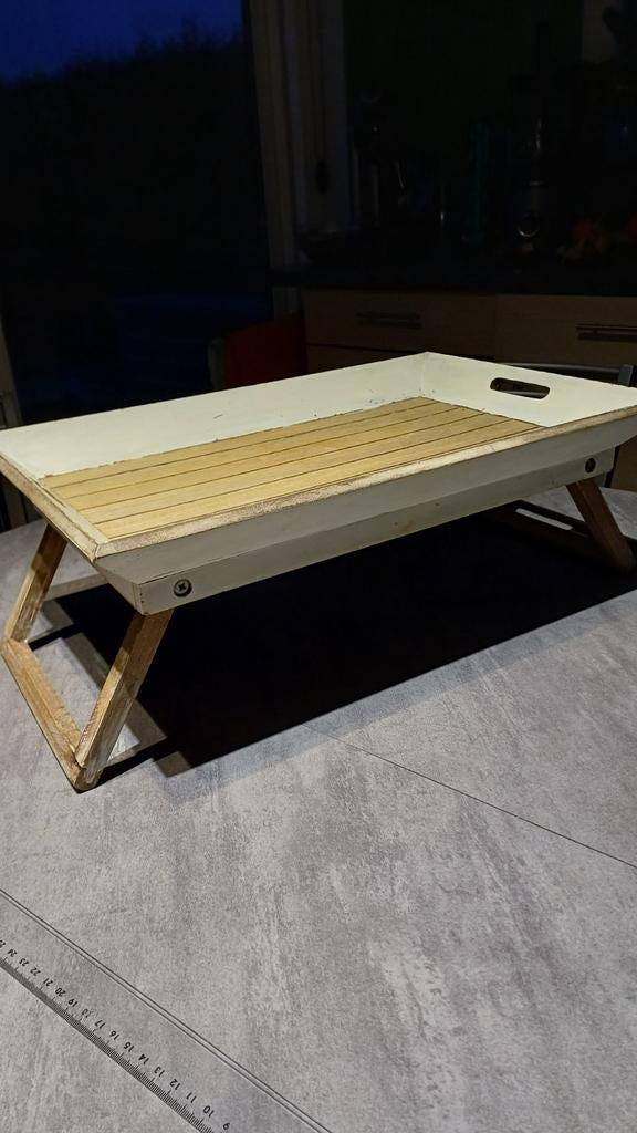 Plateau en bois sur pieds, Enlèvement ou Envoi, Bois