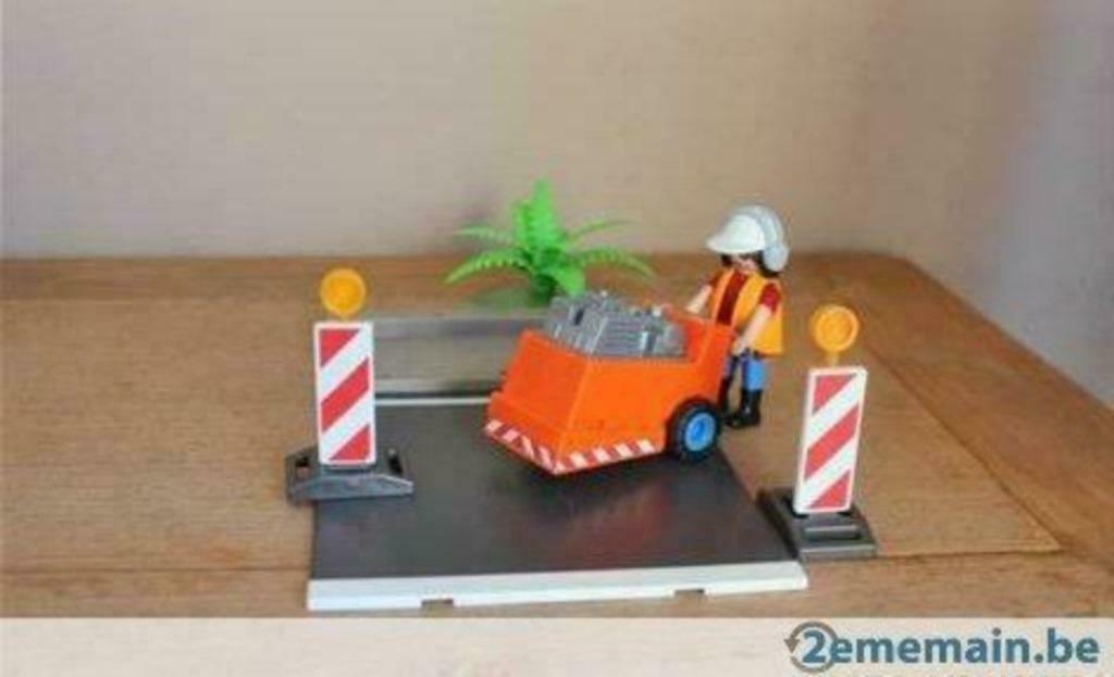 Playmobil 4044 Découpeuse à asphalte, Enlèvement, Comme neuf