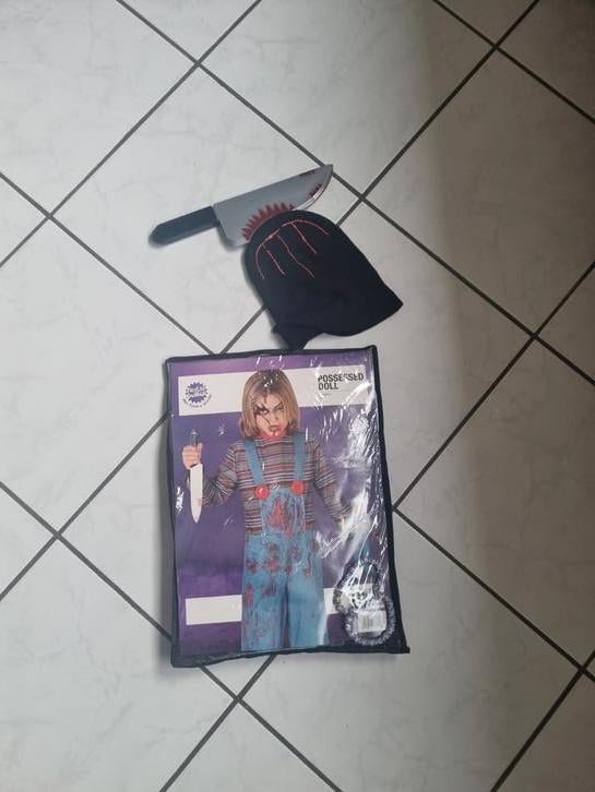 Verkleed pak Halloween (chucky ), Ophalen of Verzenden, Zo goed als nieuw