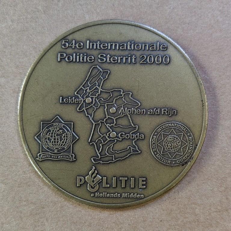 Médaille 54ème Rallye Interne de la Police 2000 Pays-Bas, Enlèvement ou Envoi, Bronze