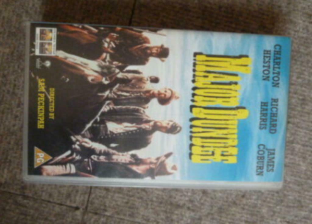 VHS video cassette MAJOR DUNDEE, Alle leeftijden, Ophalen of Verzenden, Overige genres