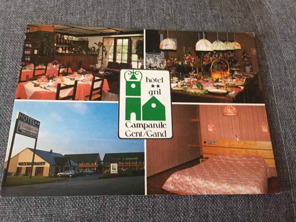Oude postkaart Campanile Gent, Ophalen of Verzenden, 1980 tot heden, Ongelopen, Oost-Vlaanderen