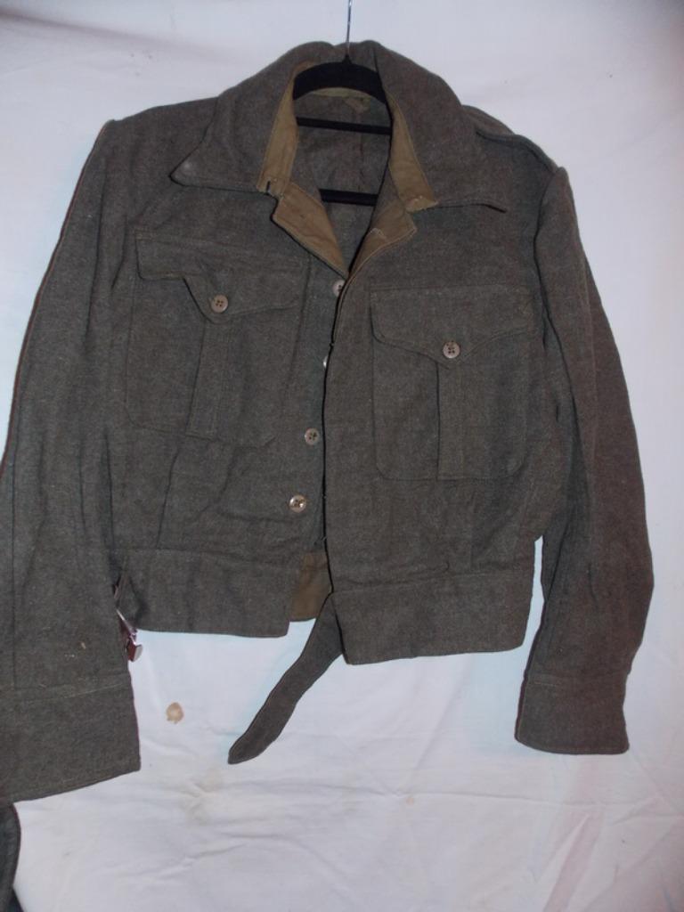 Battle dress grecque datée 1950 (C), Enlèvement ou Envoi, Armée de terre, Vêtements ou Chaussures