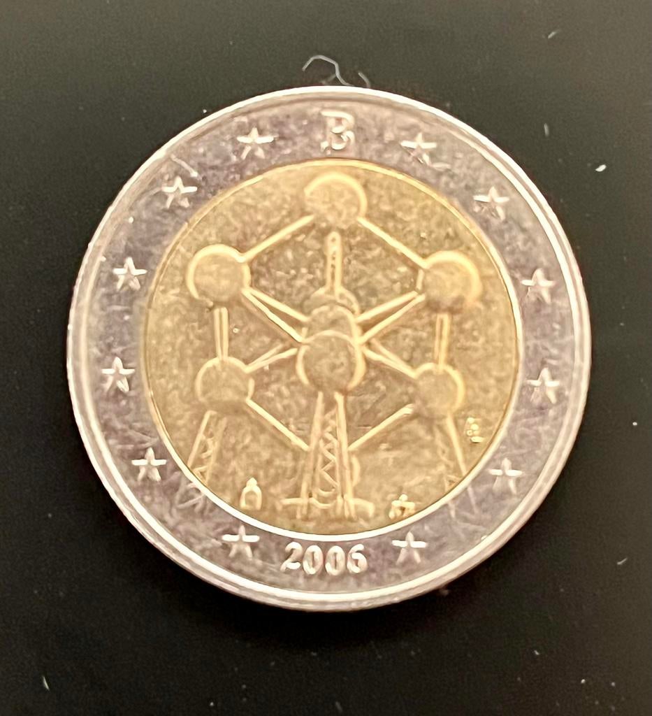 2€ Atomium 2006, Envoi, Métal, Monnaie en vrac