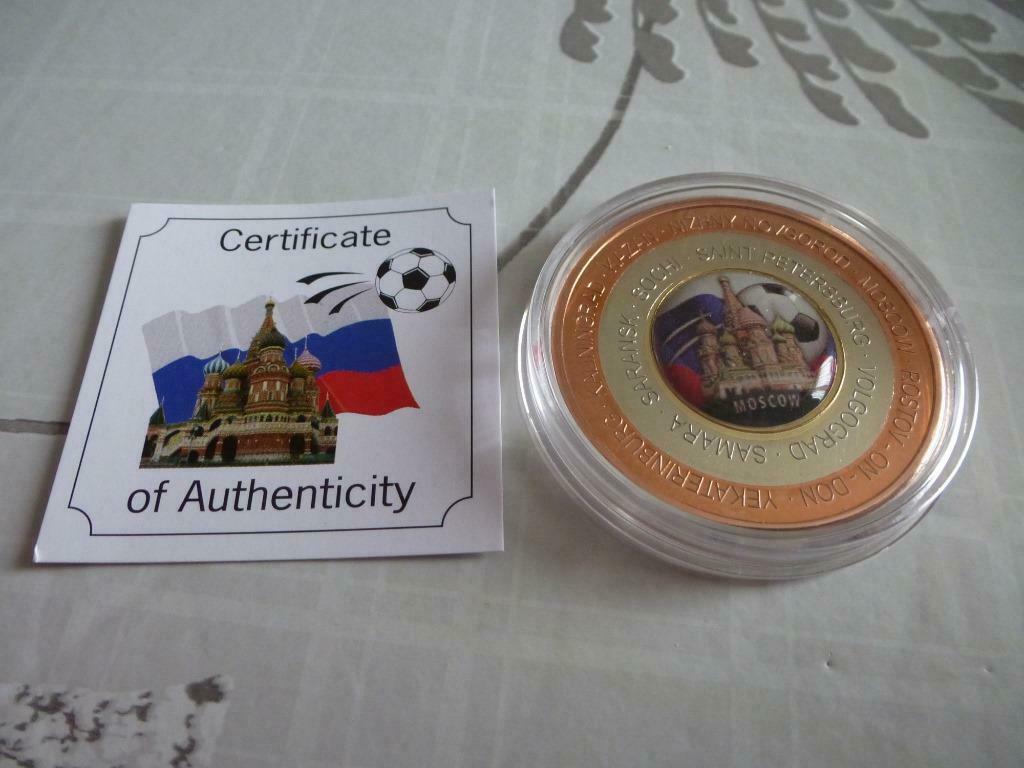 Fifa World Cup Russia 2018 Coin Rode Duivels - Diables Rouge, Collections, Envoi, Neuf