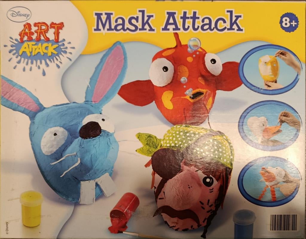 Jeu Mask Attack - art attack - Clementoni, Enlèvement