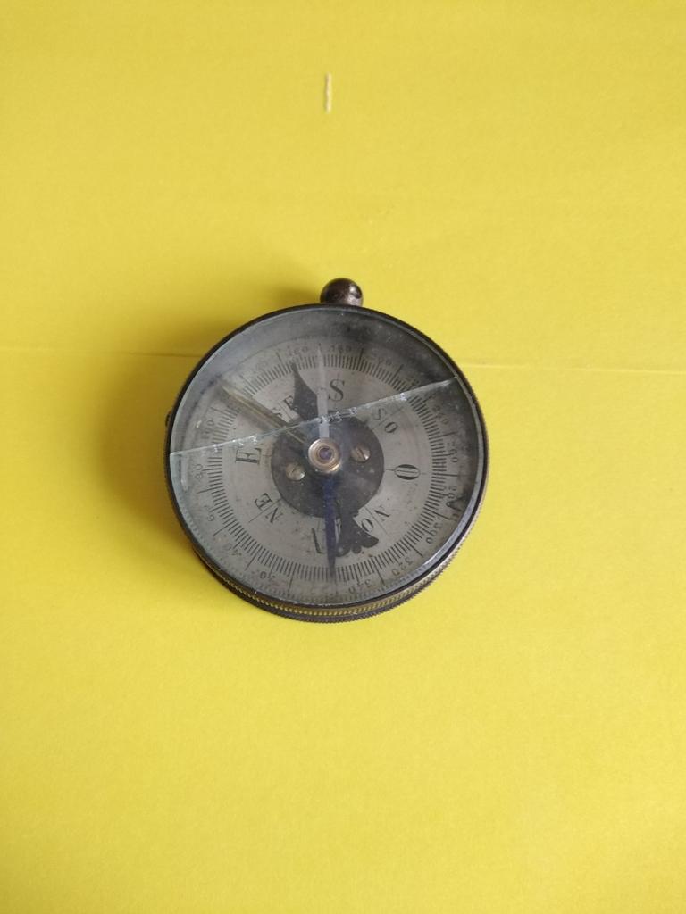 Ancienne Boussole Explorateur en Laiton, Ophalen of Verzenden, Gebruikt