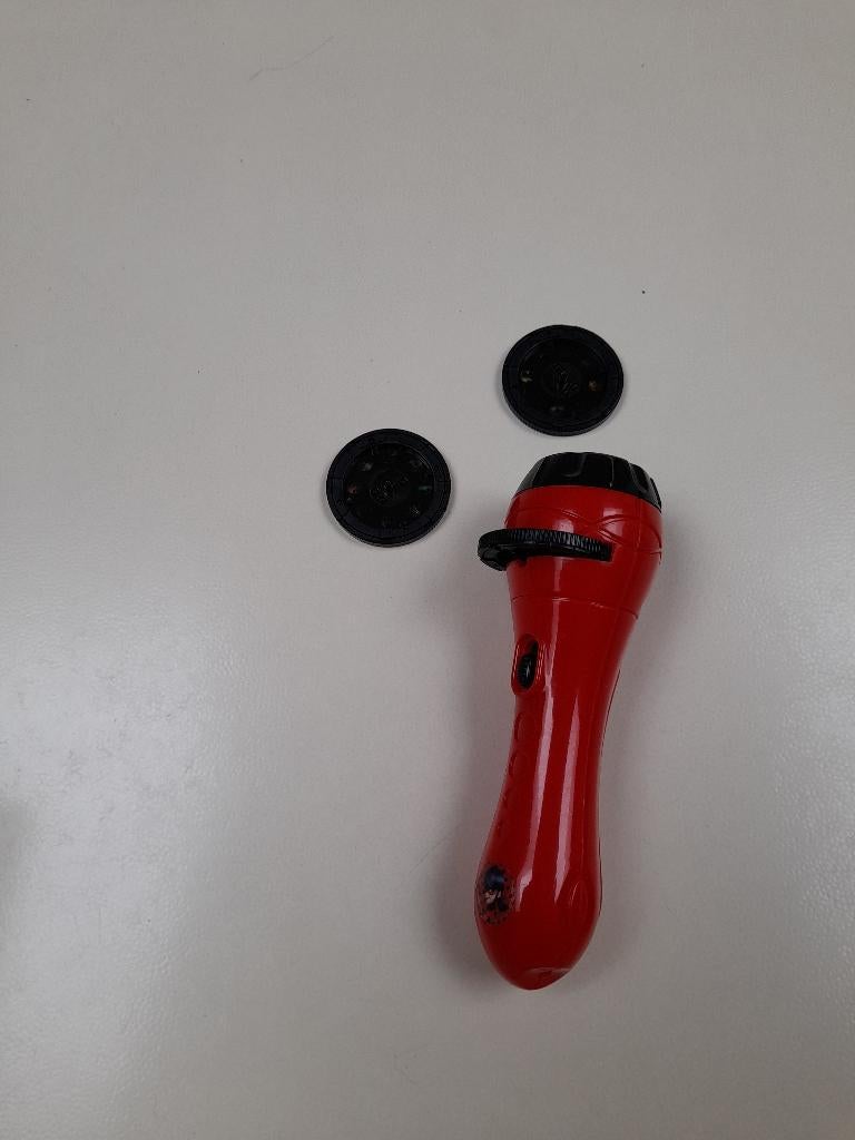 Zaklamp met projectie miraculous ladybug, Ophalen of Verzenden, Zo goed als nieuw, Ontdekken, Met licht