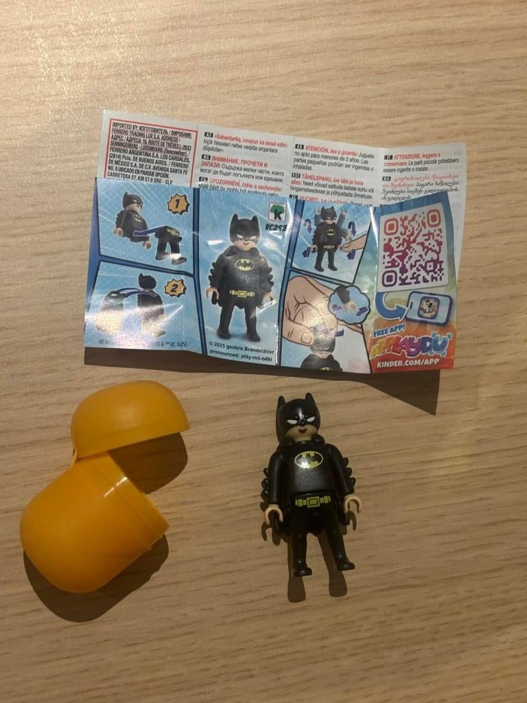 Kinder surprise - DC Playmobil verschillende figuurtjes, Ophalen of Verzenden, Nieuw