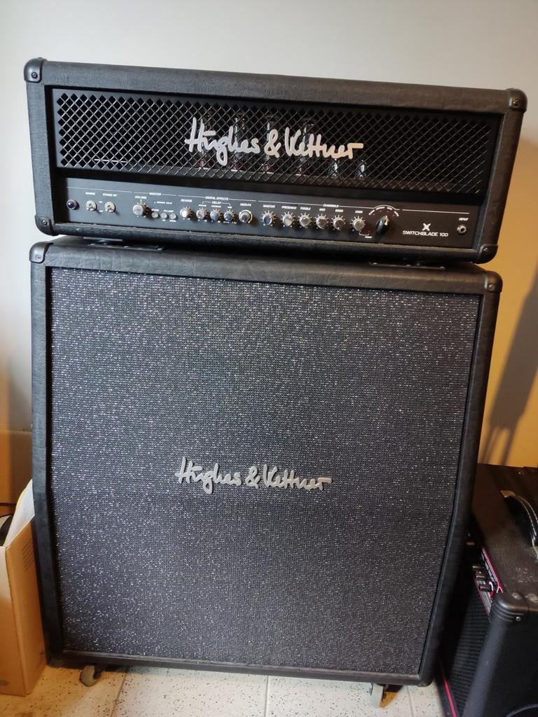 Hughes & Kettner Switchblade 100 + Amplificateur d'enceinte, Enlèvement, Utilisé, Guitare, 100 watts ou plus