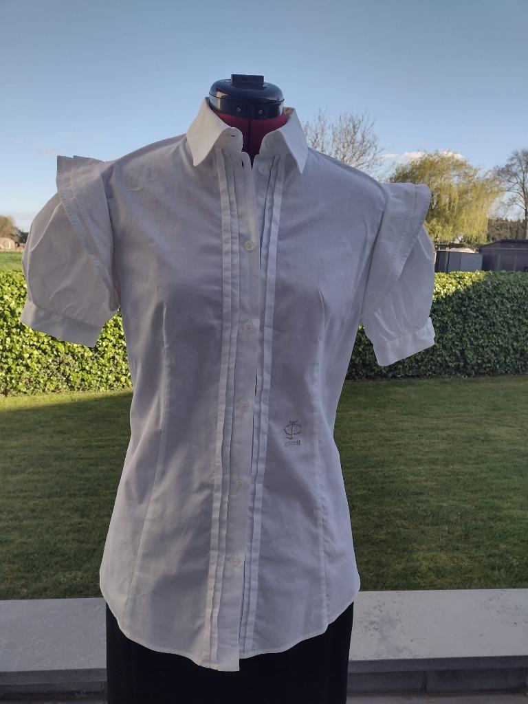 elegante chemisier Just Cavalli, it. 44, NIEUW L / 40 / 12, Maat 38/40 (M), Verzenden, Wit, Nieuw