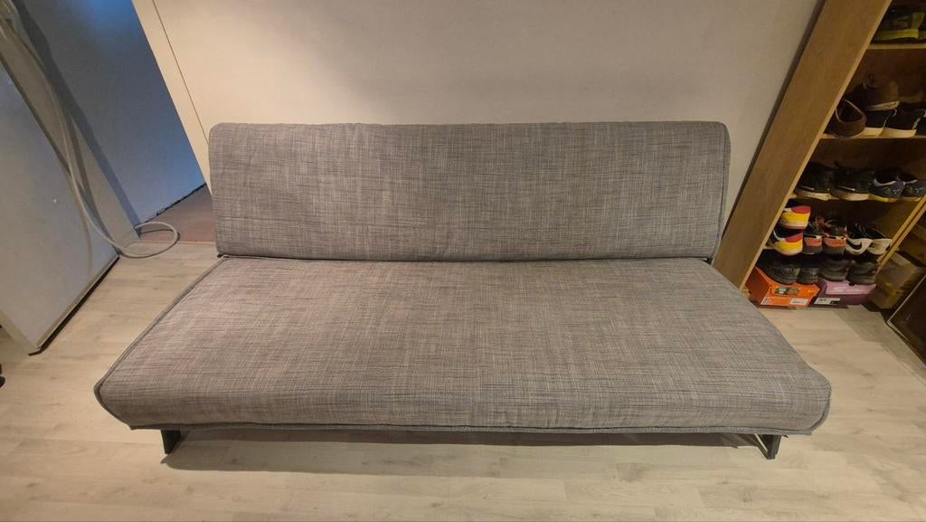 Tweepersoons zetelbed Ikea grijs, Huis en Inrichting, Ophalen