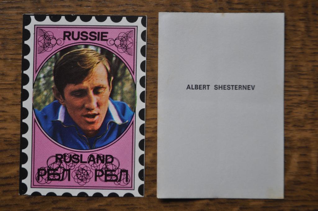 VANDERHOUT PLAATJE WORLD CUP 70 ALBERT SHESTERNEV, Enlèvement ou Envoi, Comme neuf, Image