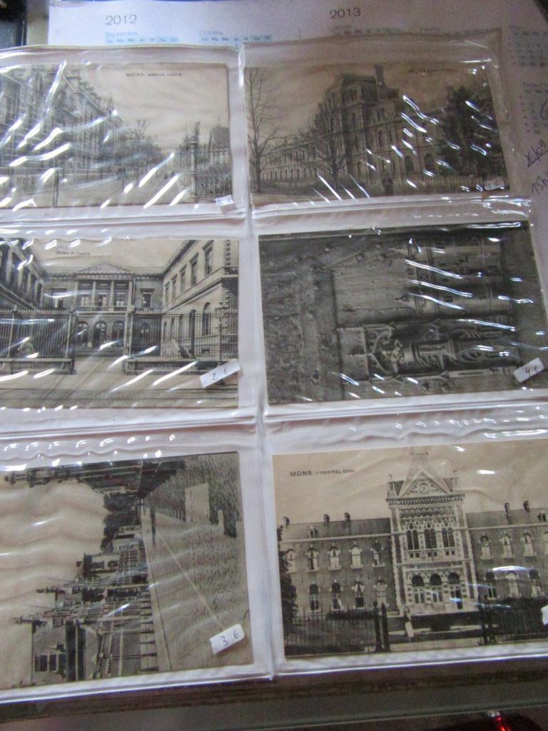 15 anciennes cartes postales 7000 Mons, Enlèvement, Hainaut