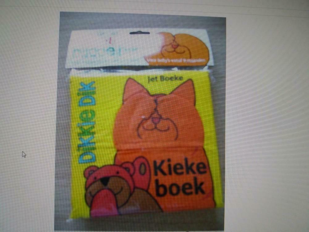 Nieuwe Kiekeboe babyboekje Dikkie Dik met flapjes en knisper, Ophalen, Nieuw