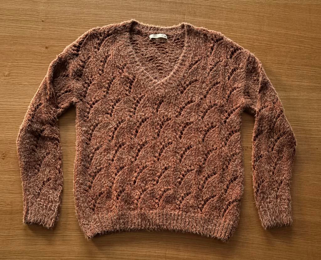 Pull camel / caramel, col V - 9€, Kleding | Dames, Ophalen of Verzenden, Zo goed als nieuw, Overige kleuren
