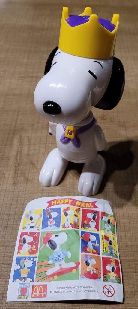 Snoopy: grote verzamelfiguur (17 cm), Verzamelen, Stripfiguren, Ophalen of Verzenden, Snoopy, Zo goed als nieuw, Beeldje of Figuurtje