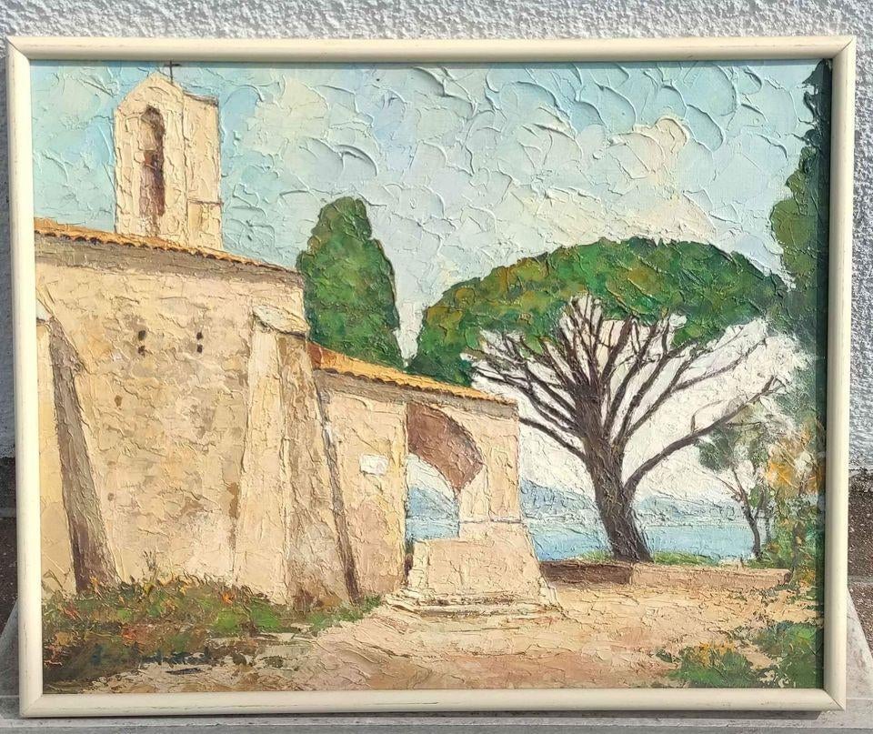 Huile sur panneau Provence ou Italie signe, Enlèvement ou Envoi