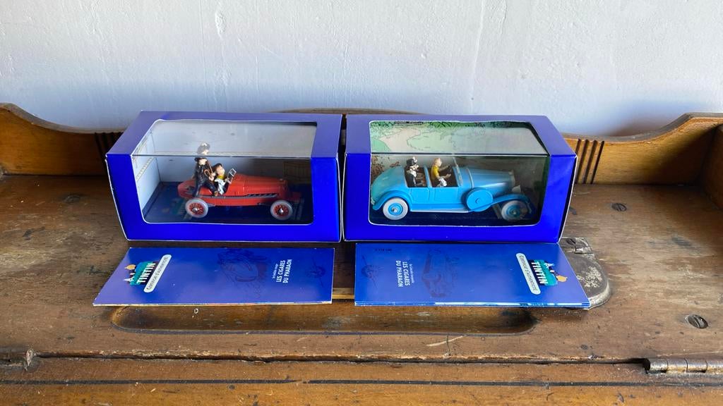 Lot voitures tintin les cigares du pharaon, Enlèvement ou Envoi, Comme neuf, Voiture
